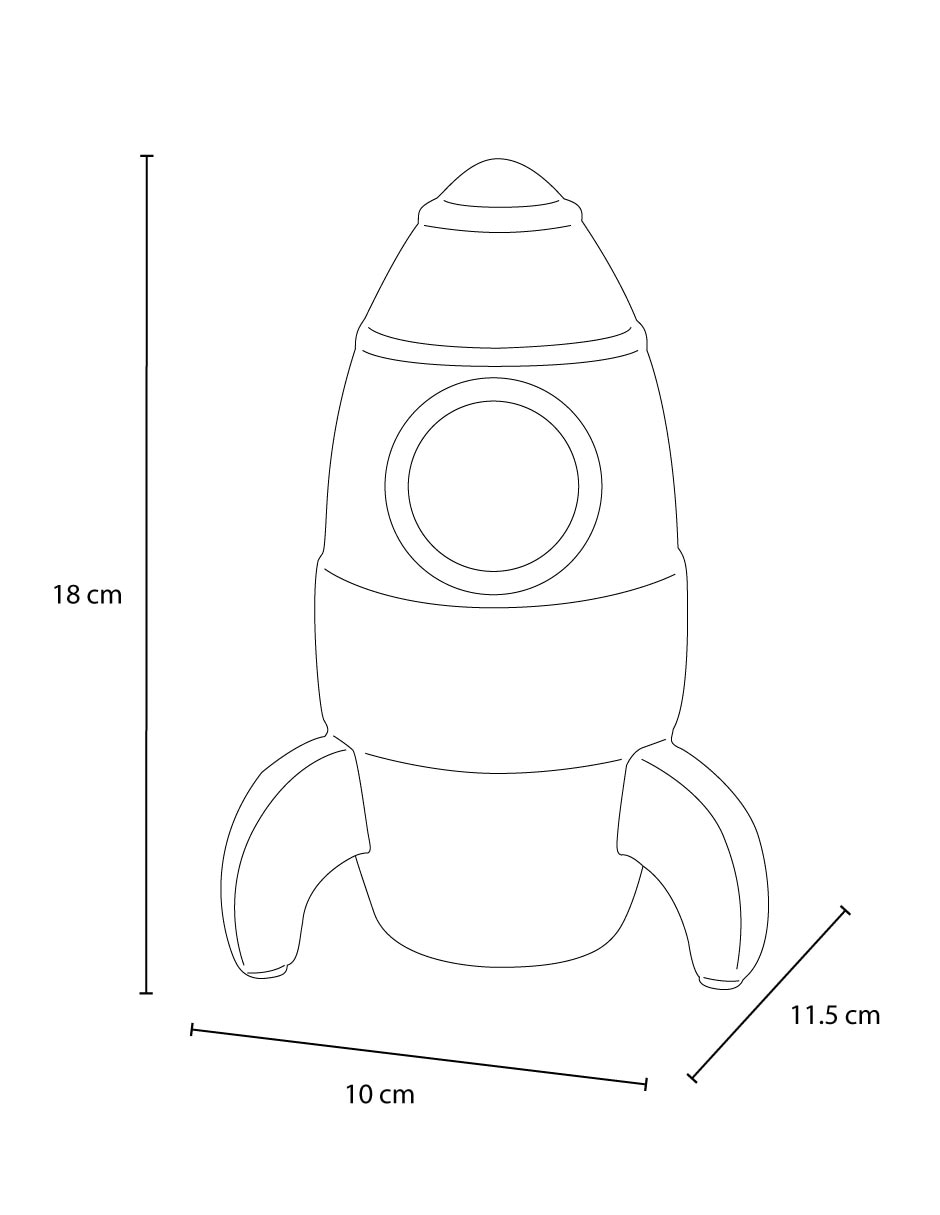Alcancía Cometa 3