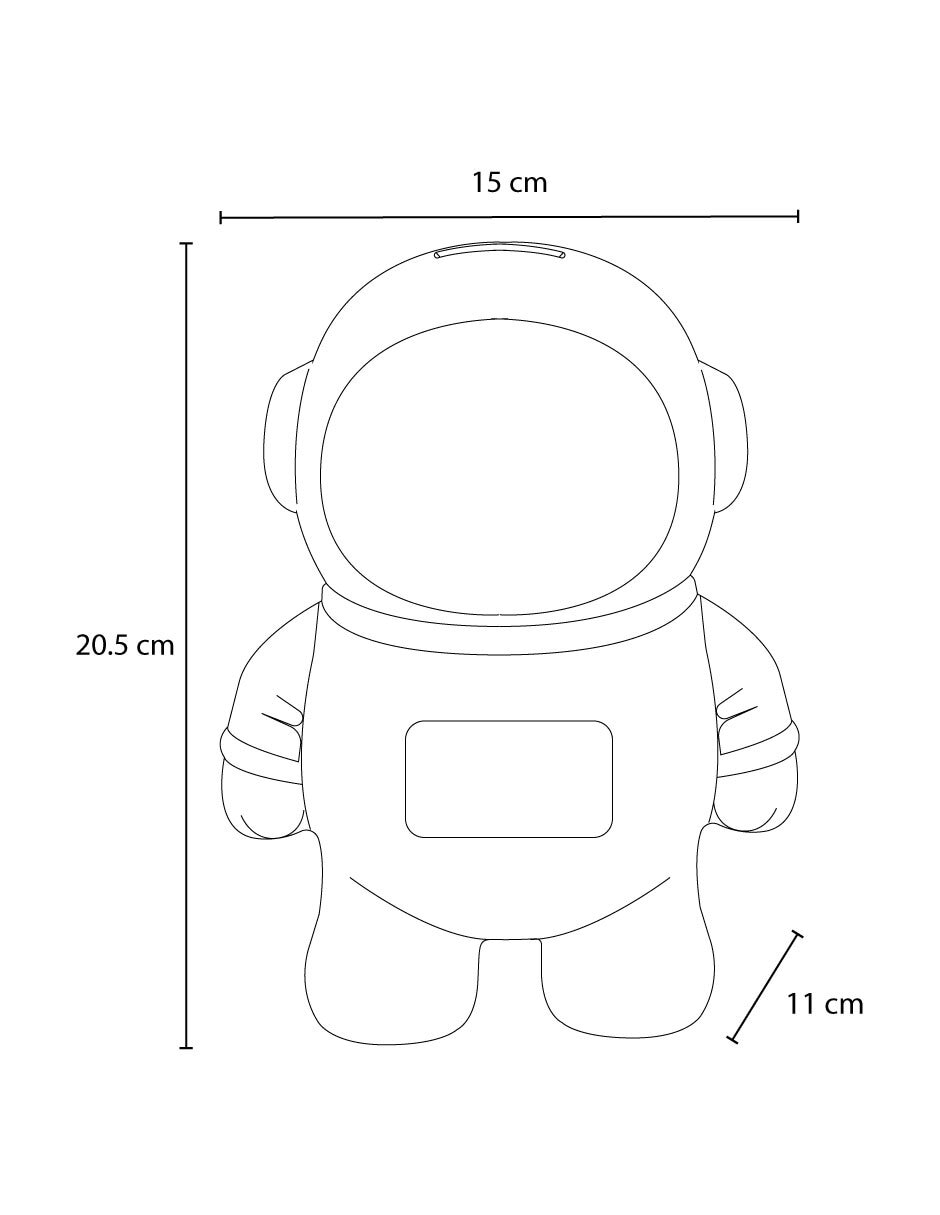 Alcancía Cosmonauta 3
