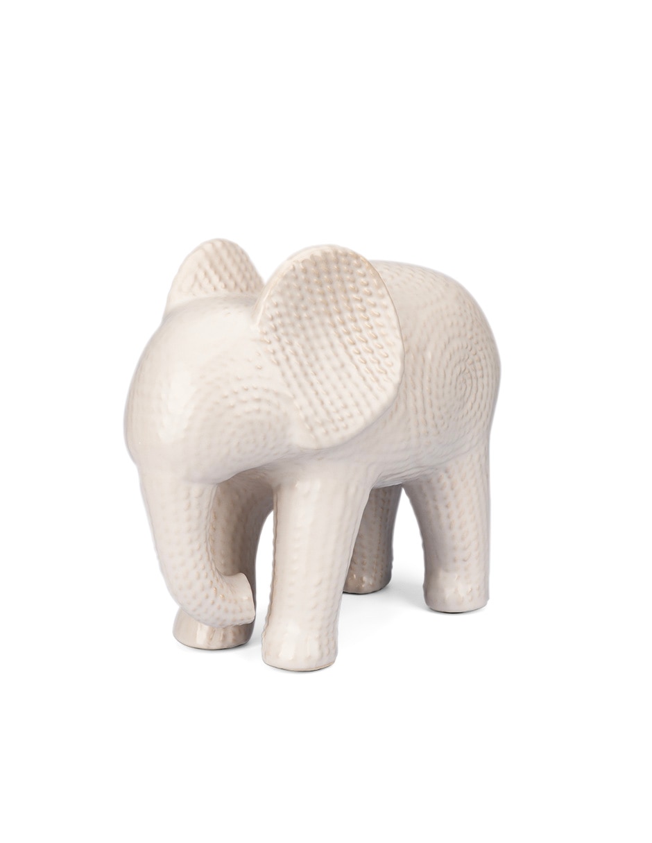 Figura de elefante de cerámica