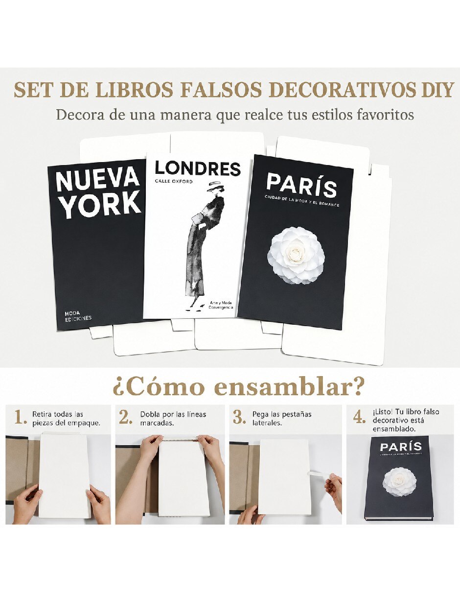 Set de figura decorativa rectangular de metal 3