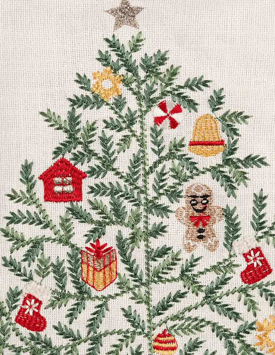 Bota navideña christmas eve estampado navideño 2