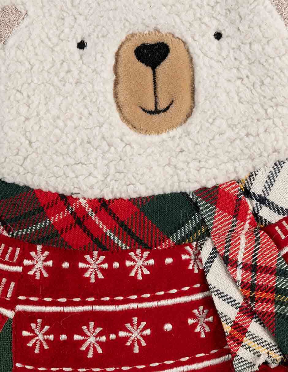 Bota navideña oso polar estampado navideño 2