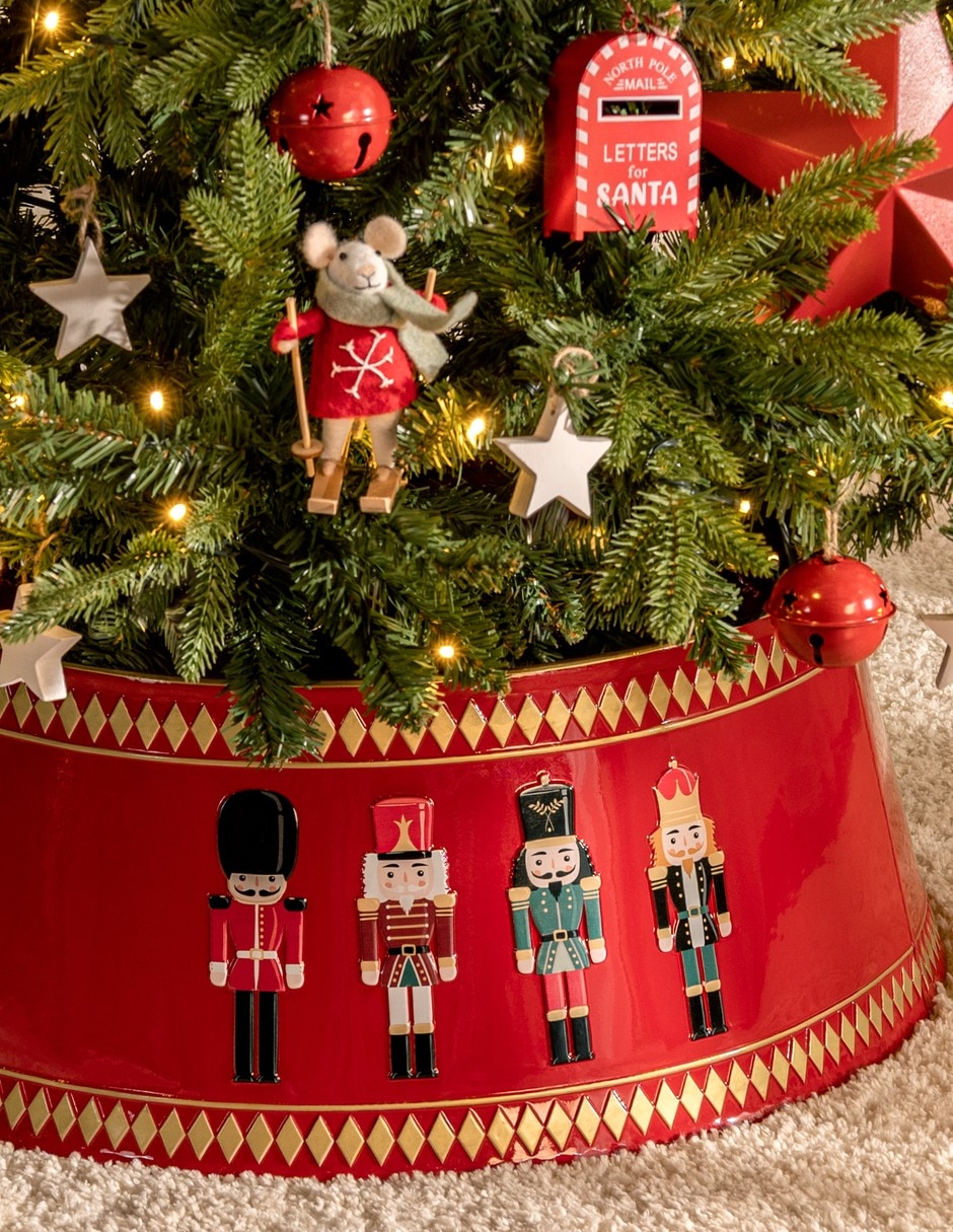 Pie de árbol cascanueces estampado fantasía 4