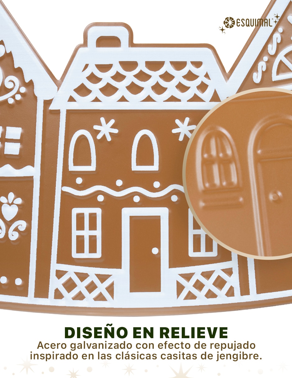 Pie de árbol relieve navideño 7