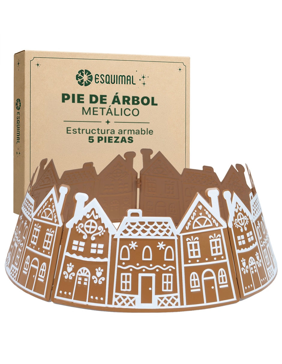 Pie de árbol relieve navideño 4