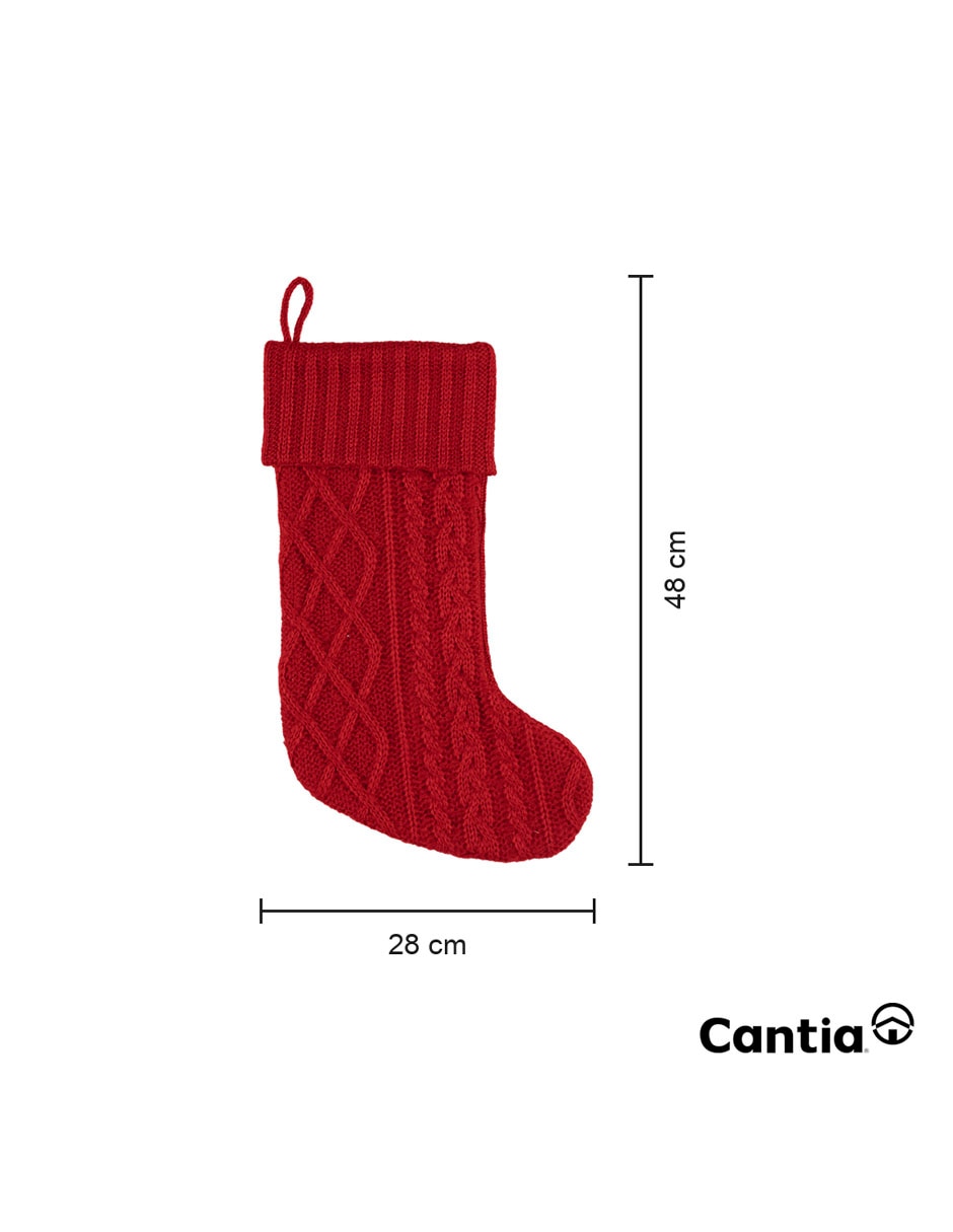 Bota navideña bota holly estampado diferentes diseños 4