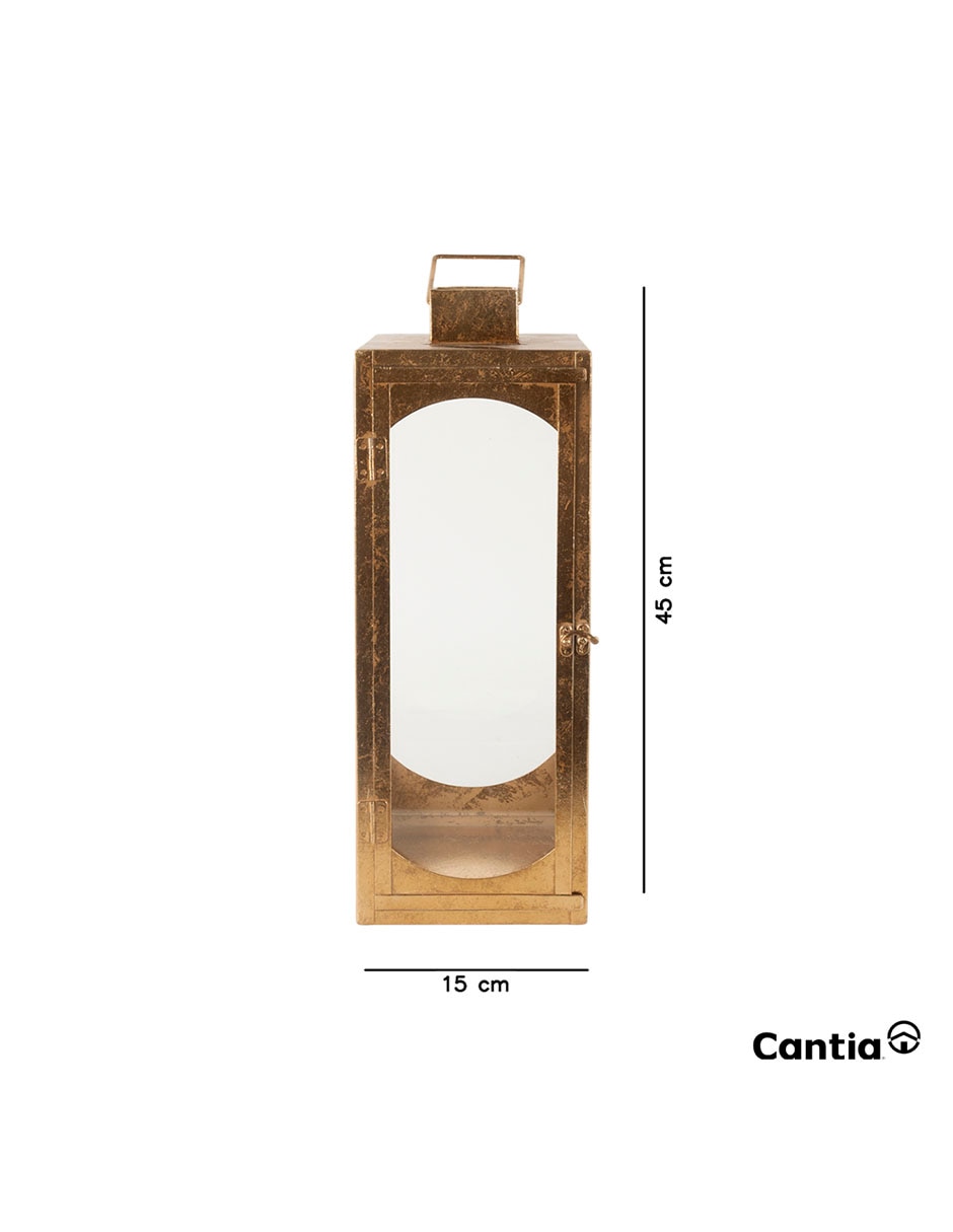 Candelabro de acero ambar 5
