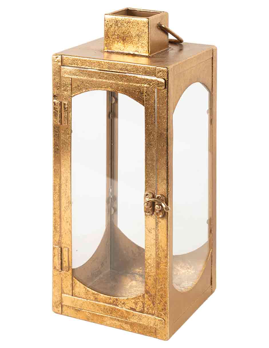 Candelabro de acero ambar