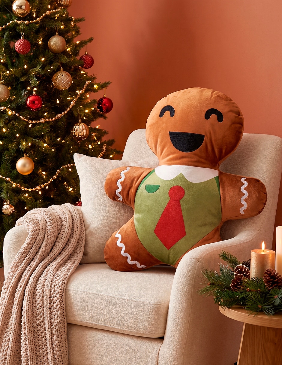 Cojín decorativo personajes navideños 2