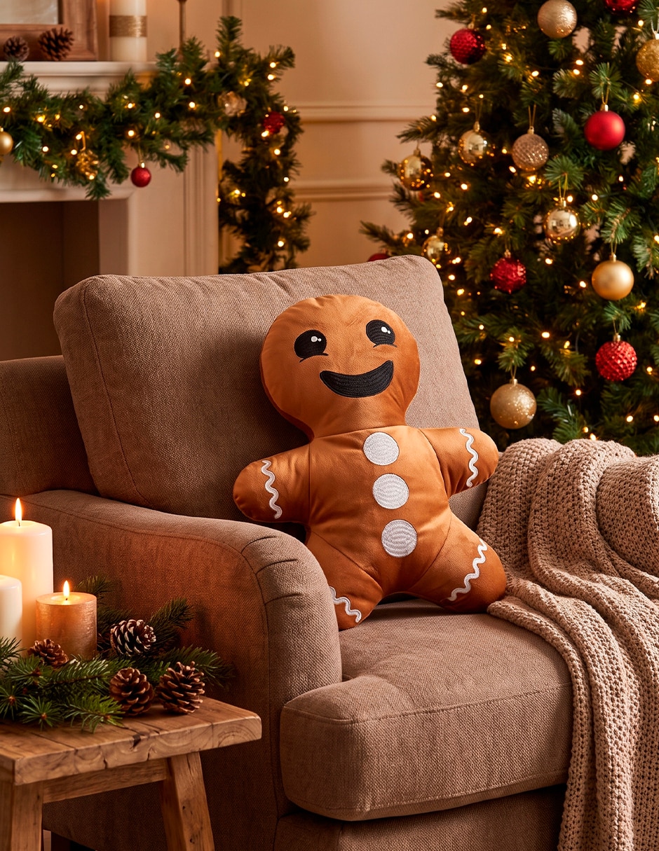 Cojín decorativo personajes navideños 7