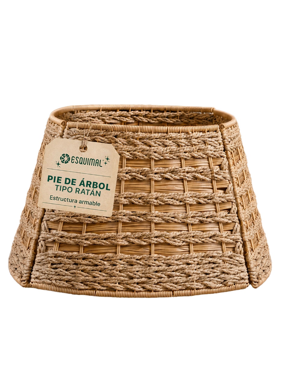 Pie de árbol Trenzado Estilo Ratán estampado Ninguno Pie de árbol Trenzado Estilo Ratán estampado Ninguno