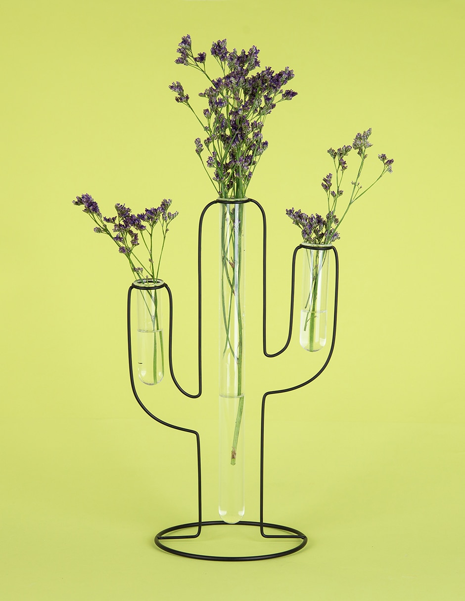Florero de vidrio 7