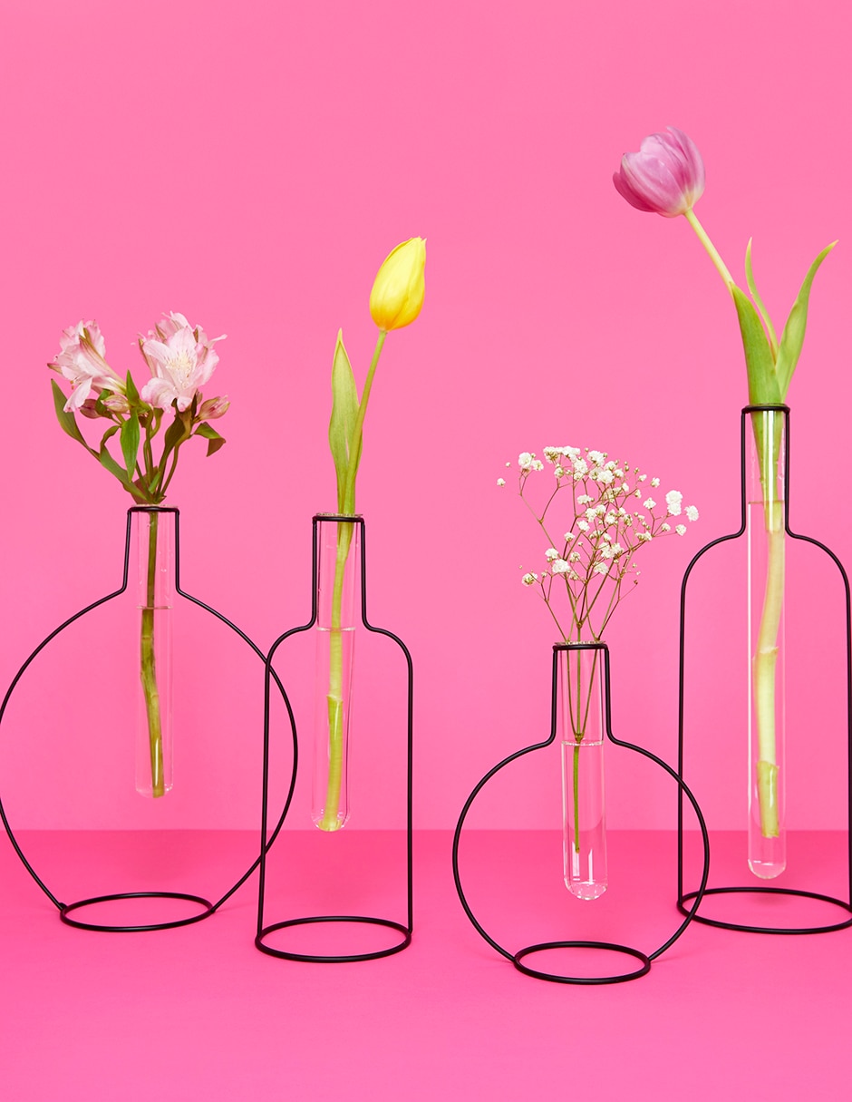 Florero de vidrio 8